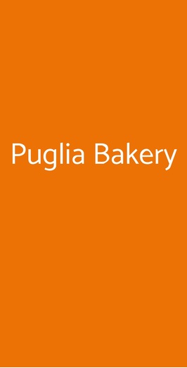Puglia Bakery, Milano