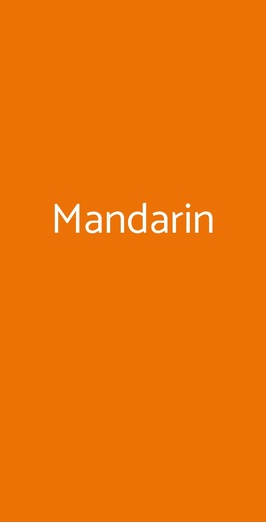 Mandarin, Milano