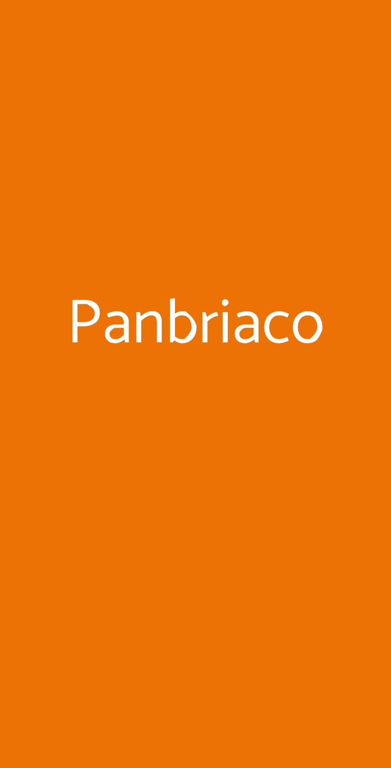 Panbriaco Milano menù 1 pagina