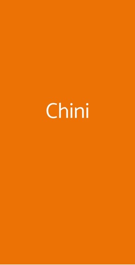Chini