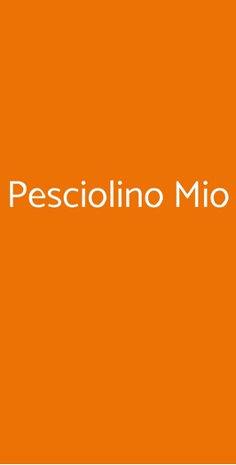 Pesciolino Mio, Milano