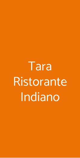 Tara Ristorante Indiano, Milano