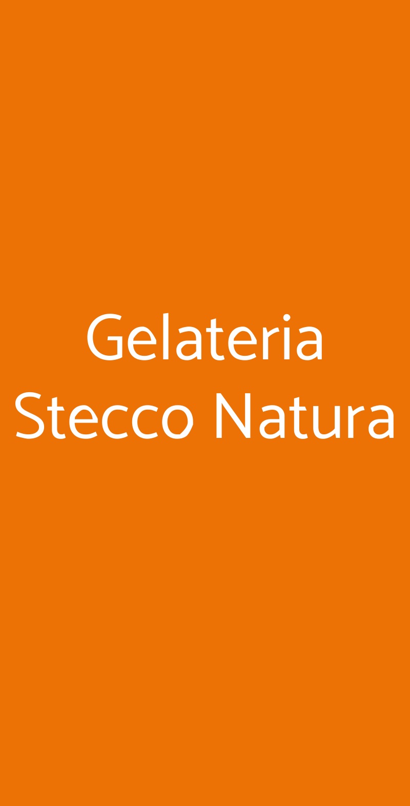 Gelateria Stecco Natura, Milano