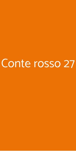 Conte Rosso 27, Milano