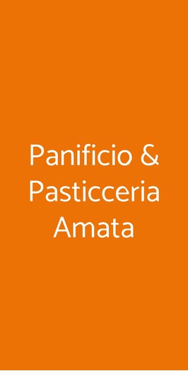 Panificio & Pasticceria Amata, Milano
