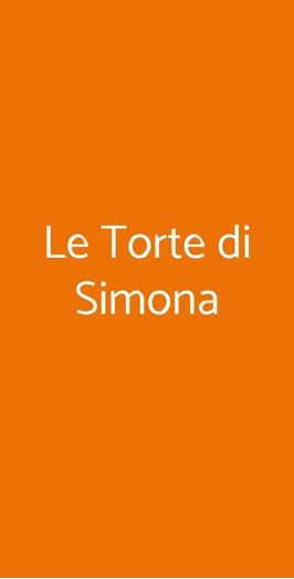 Le Torte Di Simona, Milano