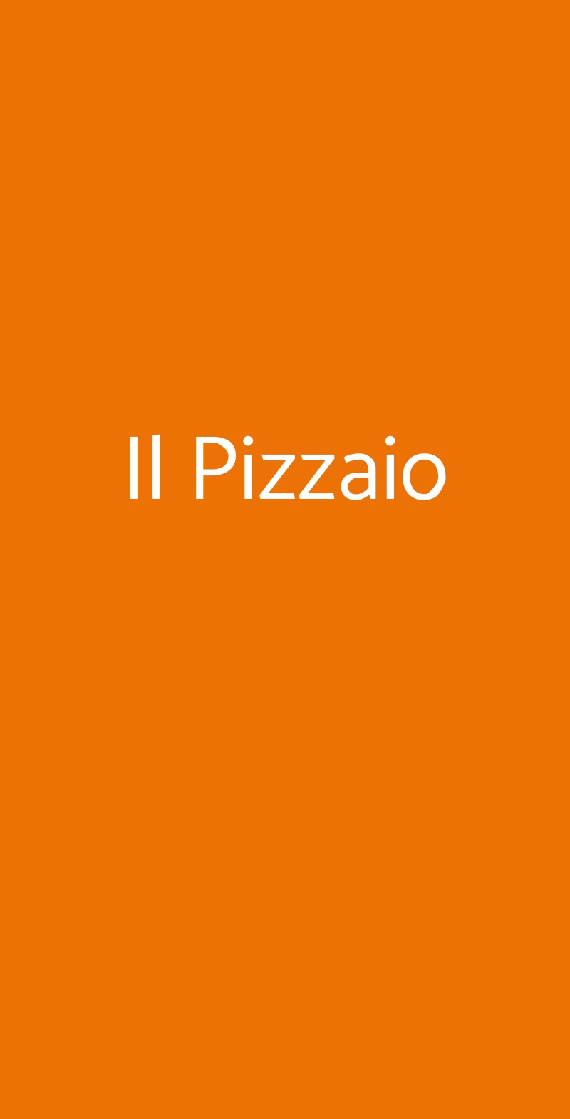 Il Pizzaio Piacenza menù 1 pagina