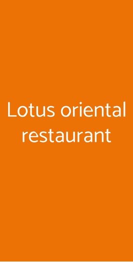 Lotus Oriental Restaurant, Piacenza