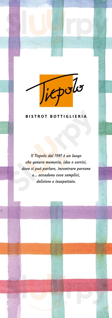 Tiepolo - Bistrot Bottiglieria Roma menù 1 pagina