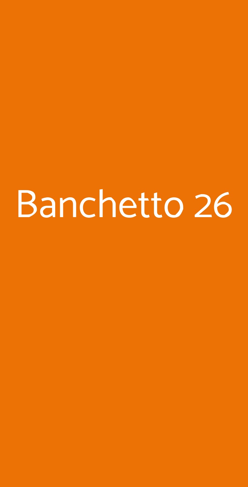 Banchetto 26 Roma menù 1 pagina