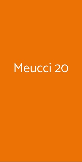 Meucci 20, Roma