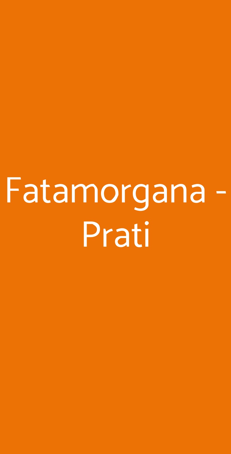 Fatamorgana - Prati Roma menù 1 pagina