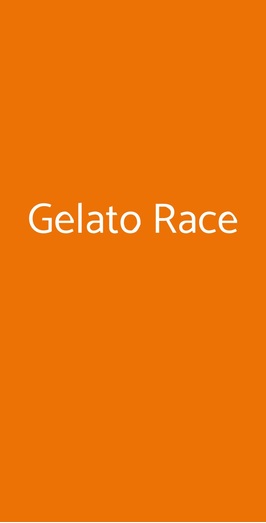 Gelato Race, Roma