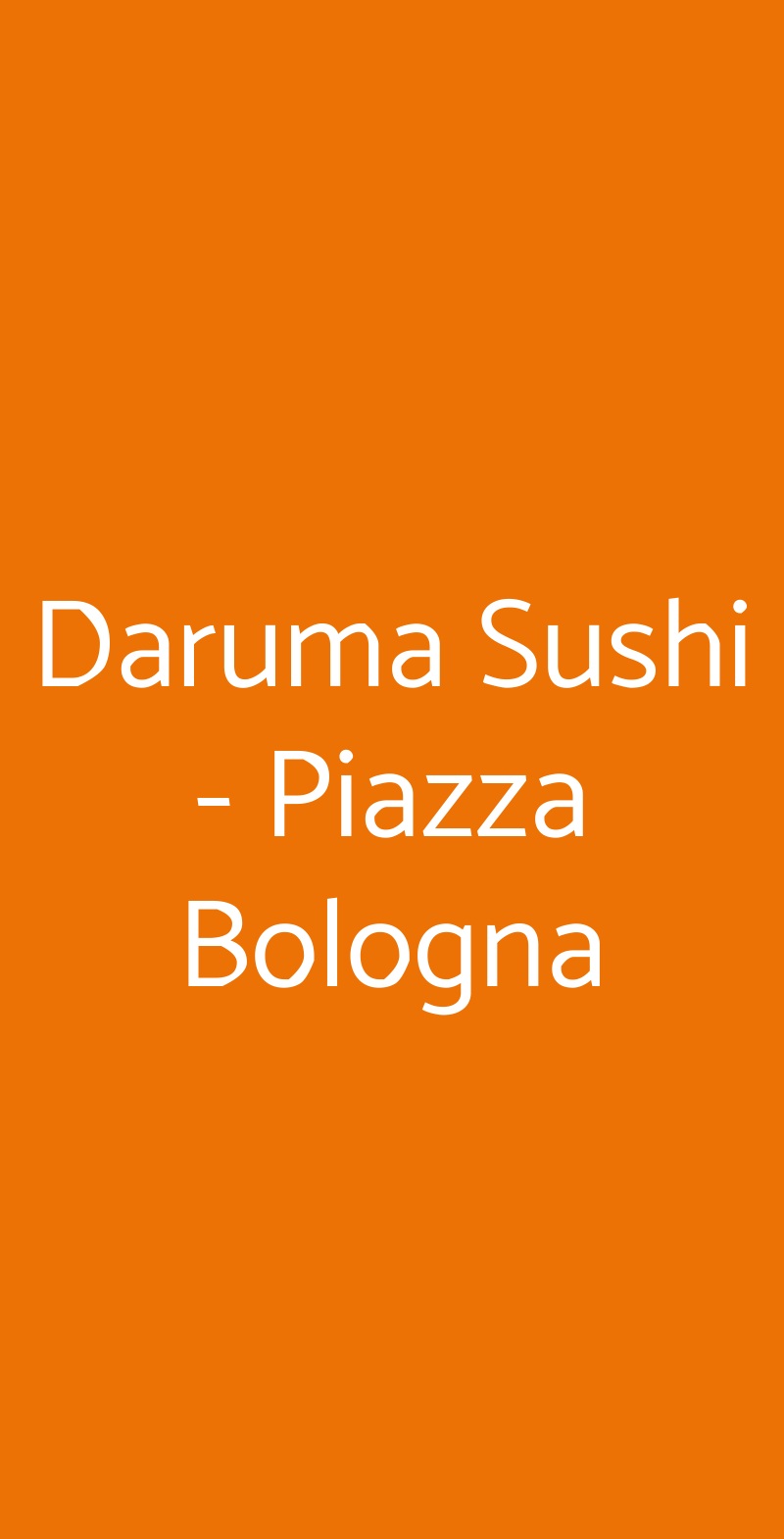 Daruma Sushi - Piazza Bologna Roma menù 1 pagina