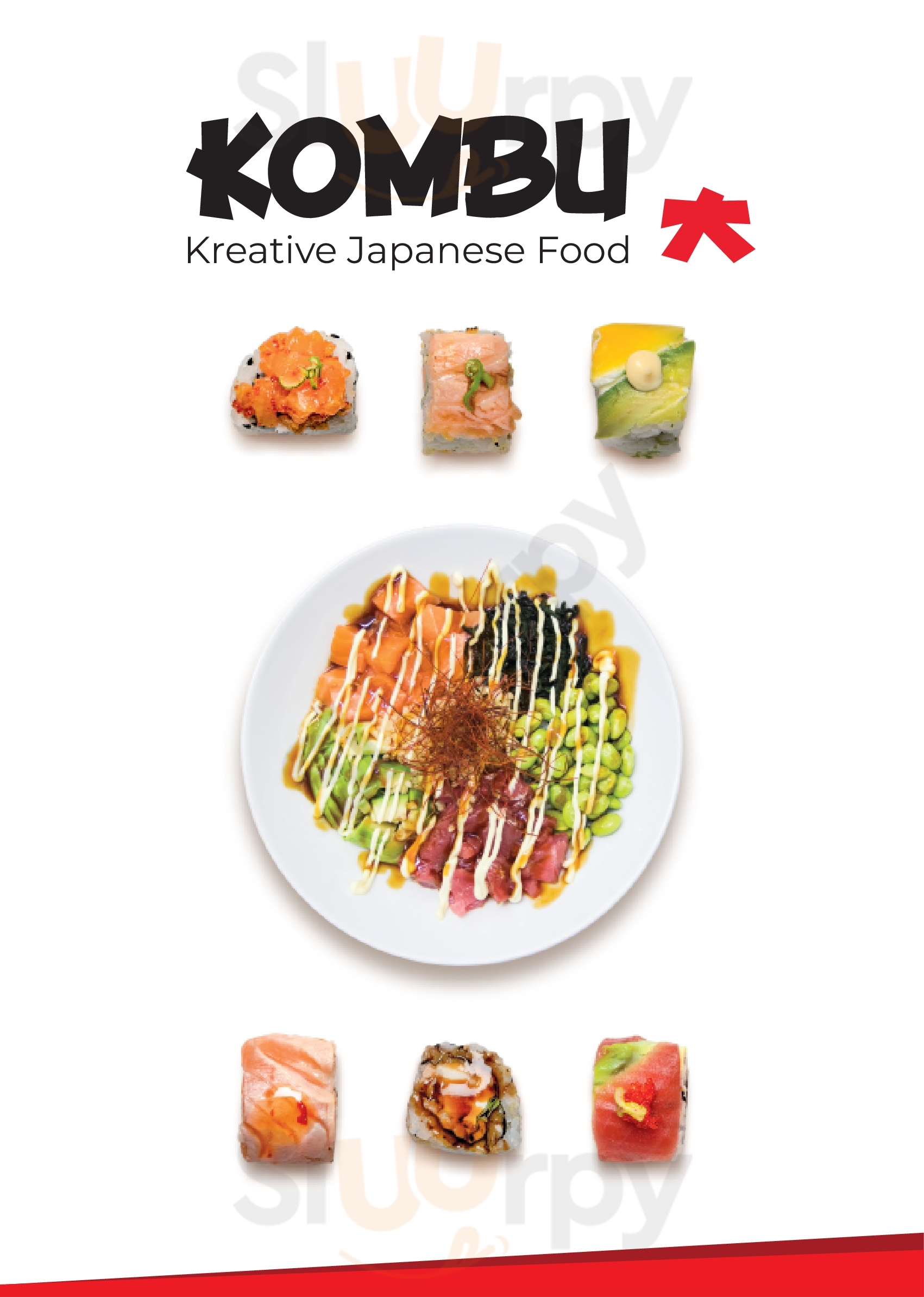 KOMBU Sushi Roma menù 1 pagina