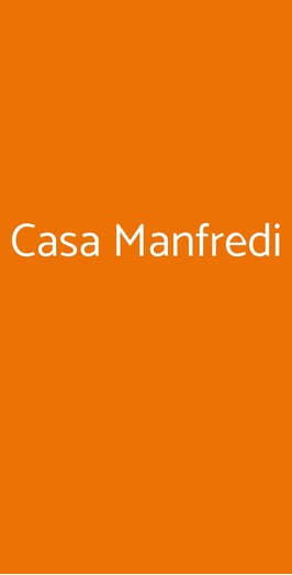 Casa Manfredi