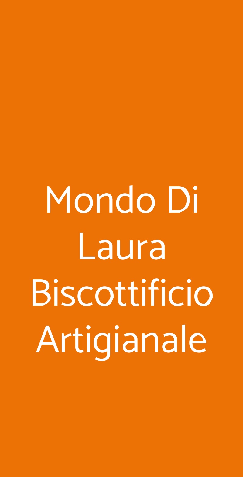 Mondo Di Laura Biscottificio Artigianale Roma menù 1 pagina