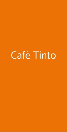 Cafè Tinto, Padova