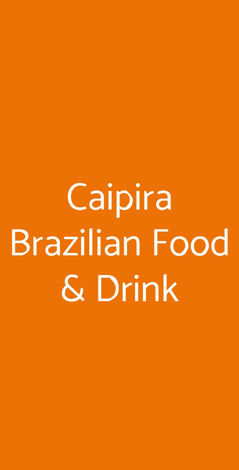 Caipira Brazilian Food & Drink, Campobasso