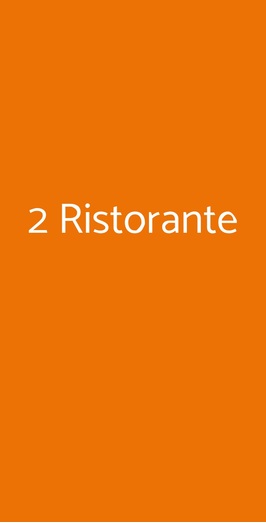 2 Ristorante, Napoli