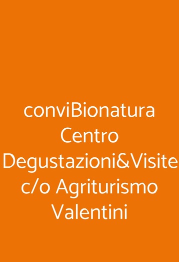 Convibionatura Centro Degustazioni&visite C/o Agriturismo Valentini, Tuscania