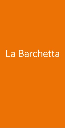 La Barchetta, Castiglione Della Pescaia