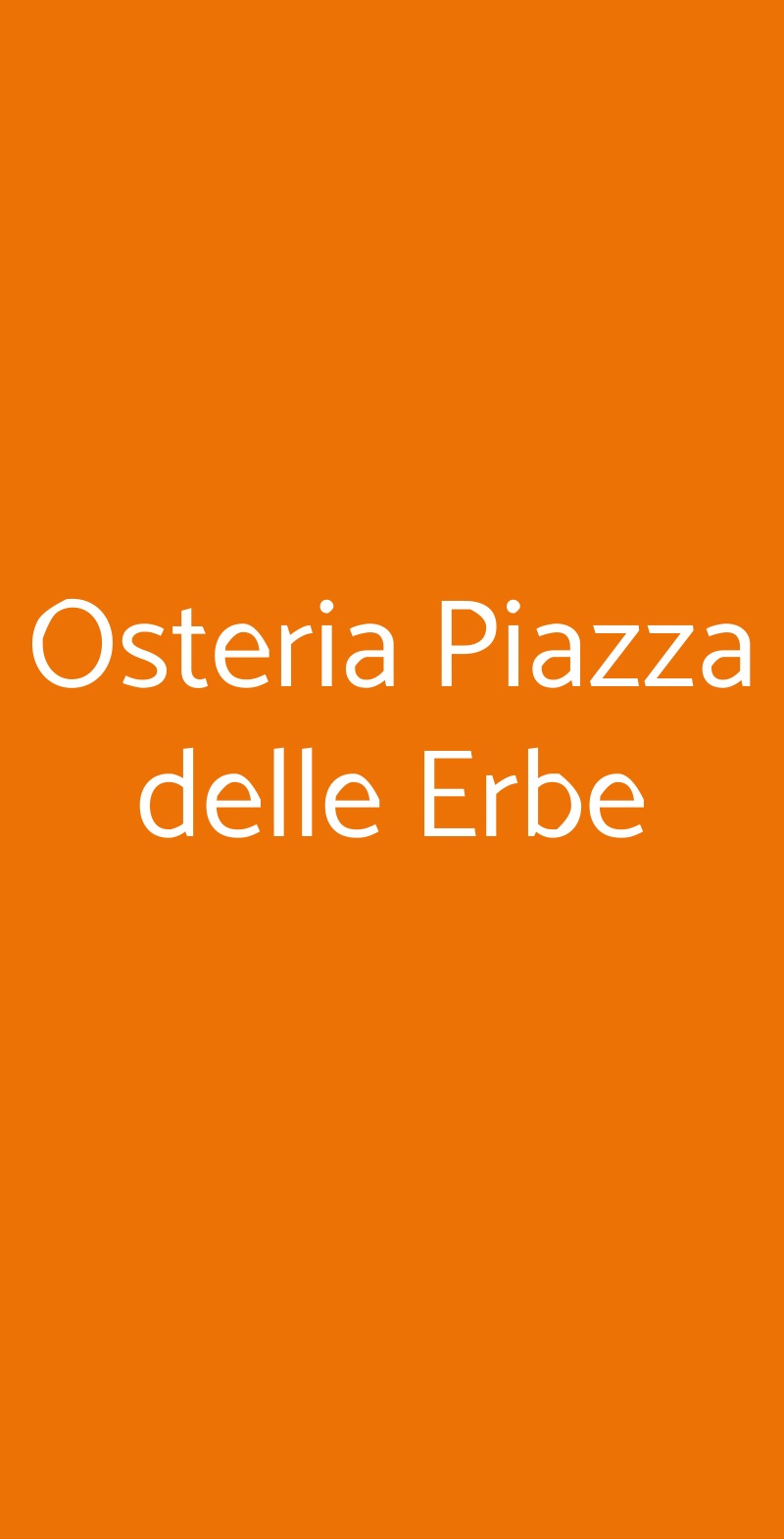 Osteria Piazza delle Erbe Sezze menù 1 pagina