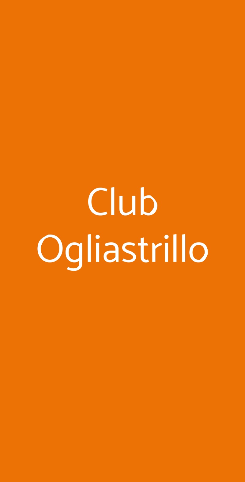 Club Ogliastrillo Cefalù menù 1 pagina