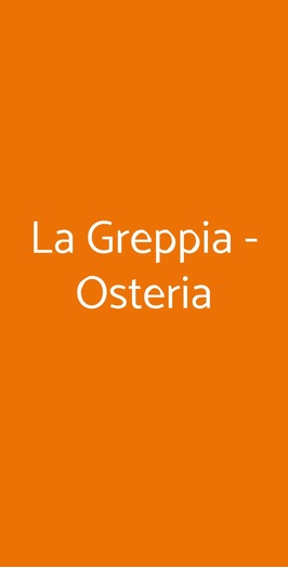 La Greppia - Osteria, San Romano In Garfagnana