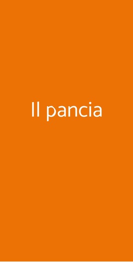 Il Pancia, Acqui Terme