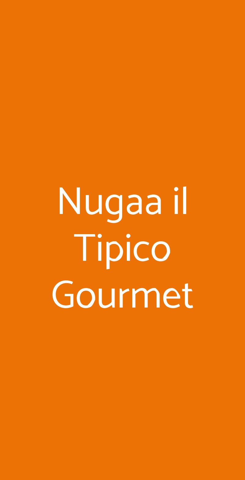 Nugaa il Tipico Gourmet Barano D'Ischia menù 1 pagina