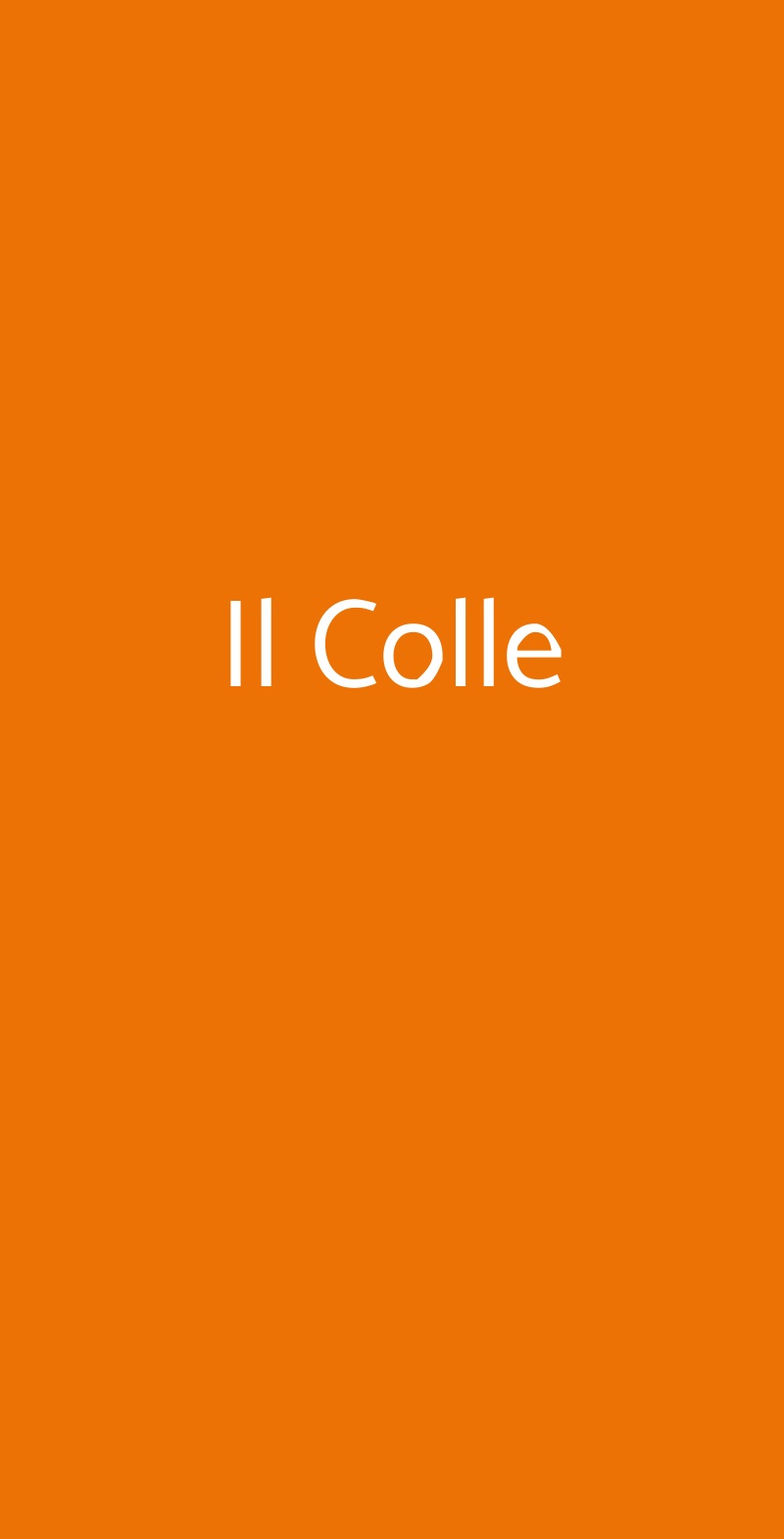 Il Colle, La Trinità