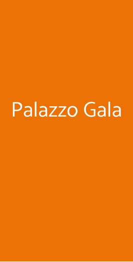 Palazzo Gala, Acerezza