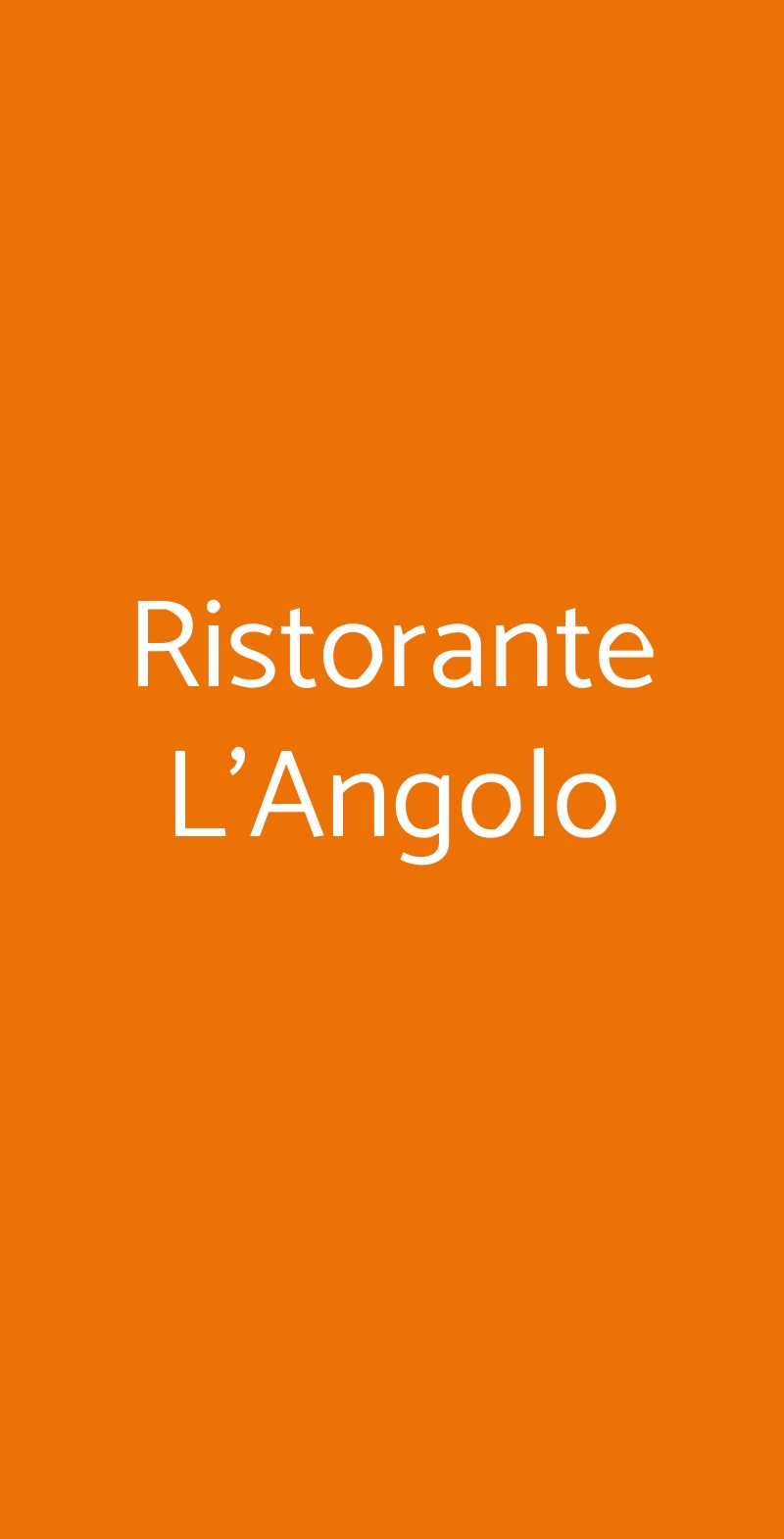 Ristorante L'angolo, Roma