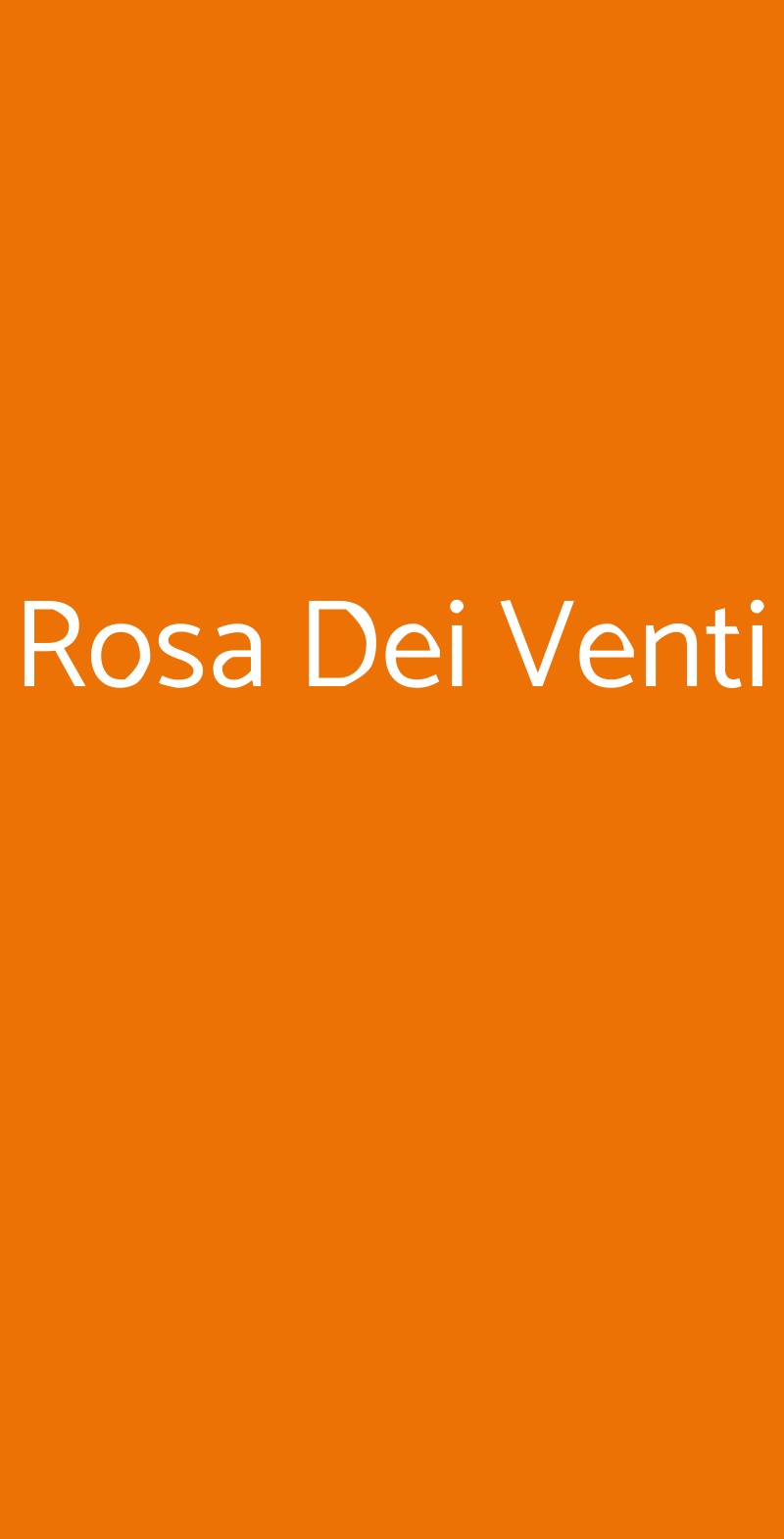Rosa Dei Venti Rubano menù 1 pagina