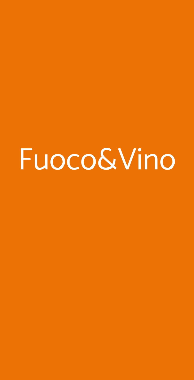 Fuoco&Vino Paderno Dugnano menù 1 pagina