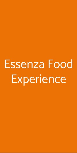 Essenza Food Experience, Corbara