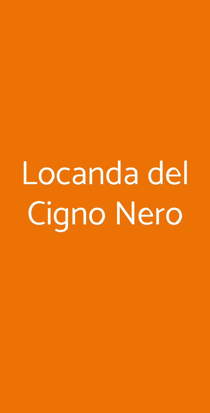 Locanda del Cigno Nero Comago menù 1 pagina