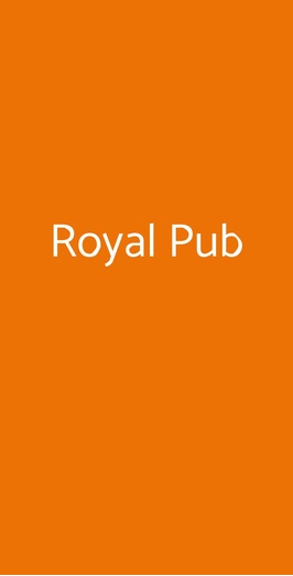 Royal Pub, Randazzo