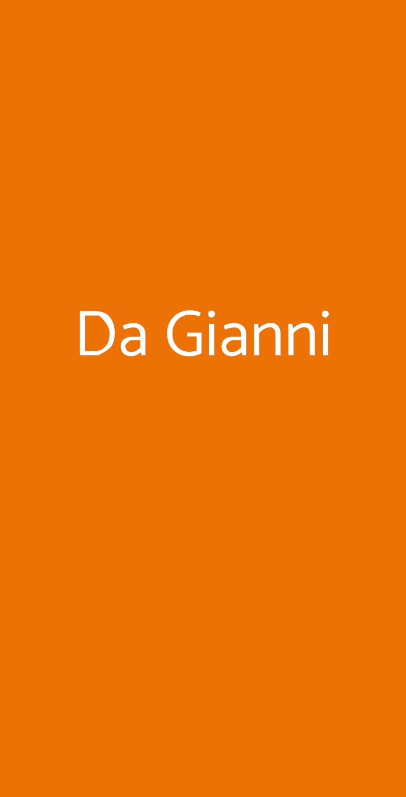 Da Gianni, Roma