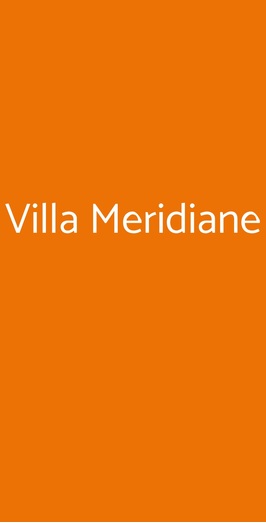 Villa Meridiane, Napoli
