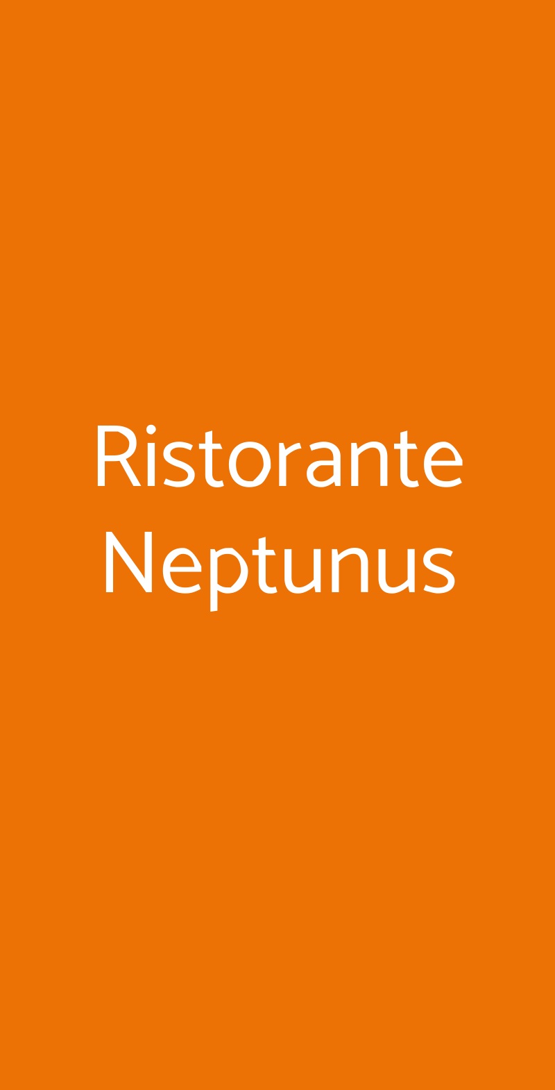 Ristorante Neptunus Forio D'ischia menù 1 pagina
