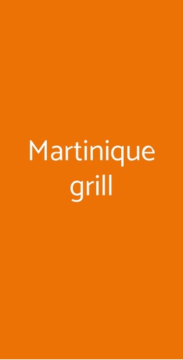Martinique Grill, Milano