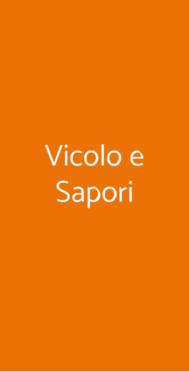 Vicolo E Sapori, Nettuno