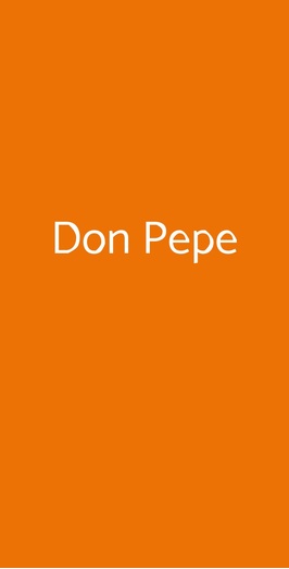 Don Pepe, Roma