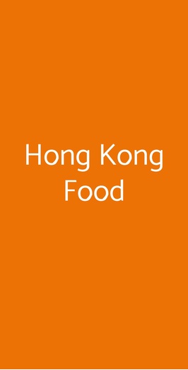 Hong Kong Food, Milano