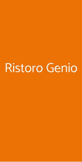 Ristoro Genio, Casargo