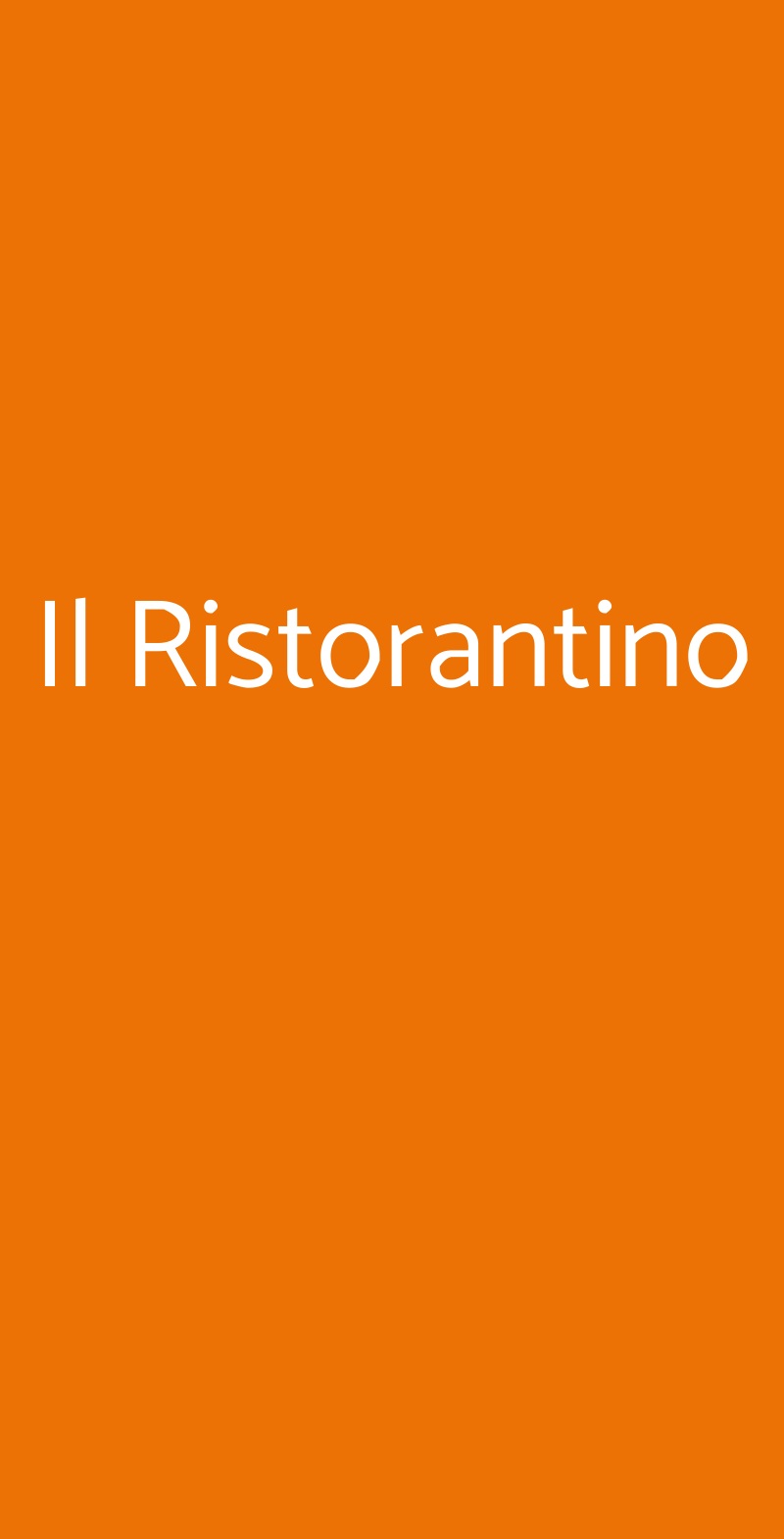 Il Ristorantino, Scurcola Marsicana