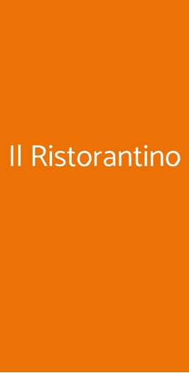Il Ristorantino