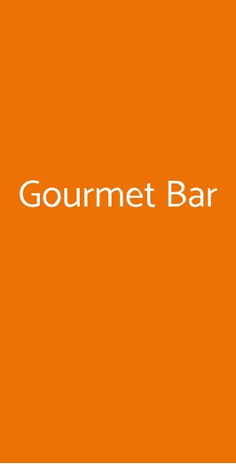 Gourmet Bar, Salerno